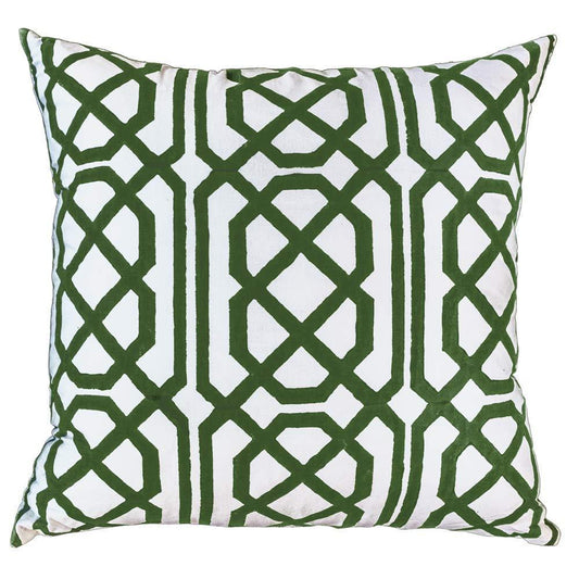 Jagger Print Emerald Lounge Cushion 55 x 55 cm-abc