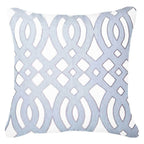 Outdoor Diamond Scroll Cloud Lounge Cushion 55 x 55 cm-abc