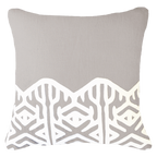 Arrow Applique Edge Lounge Cushion 55 x 55 cm-abc