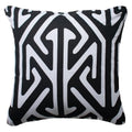 Arrow Head Screen Black Lounge Cushion 55 x 55cm-abc