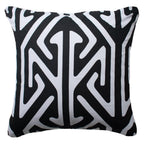 Arrow Head Screen Black Lounge Cushion 55 x 55cm-abc