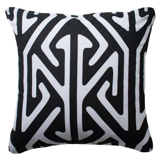 Arrow Head Screen Black Lounge Cushion 55 x 55cm-abc
