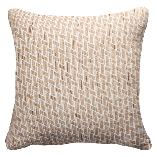 Weave Bamboo Natural Lounge Cushion 55x55cm-abc