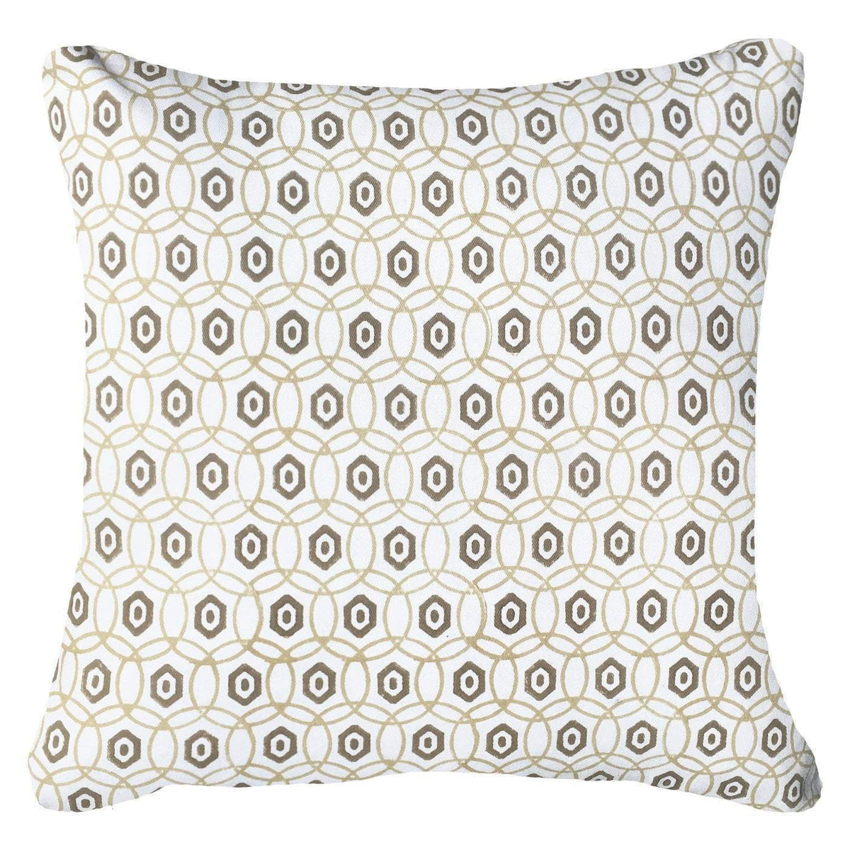 Interlaced Natural Lounge Cushion 55x55cm-abc