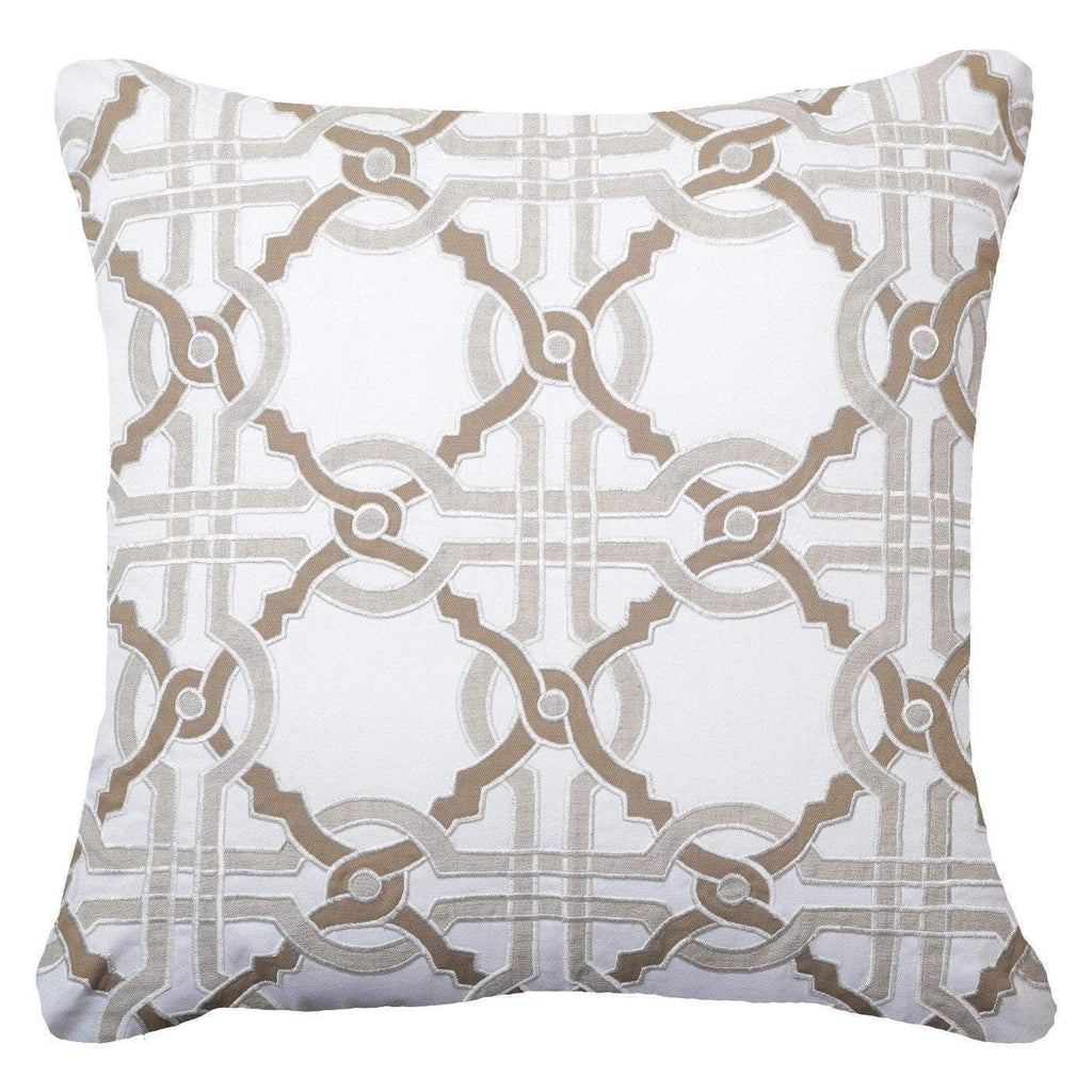 Intertwined Natural Lounge Cushion 55x55cm-abc