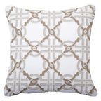 Intertwined Natural Lounge Cushion 55x55cm-abc