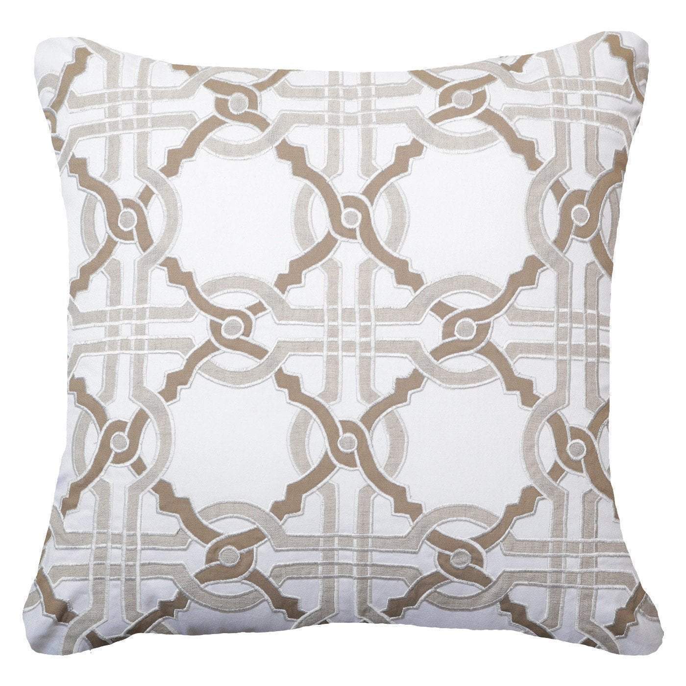 Intertwined Natural Lounge Cushion 55x55cm-abc