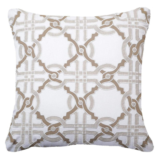 Intertwined Natural Lounge Cushion 55x55cm-abc