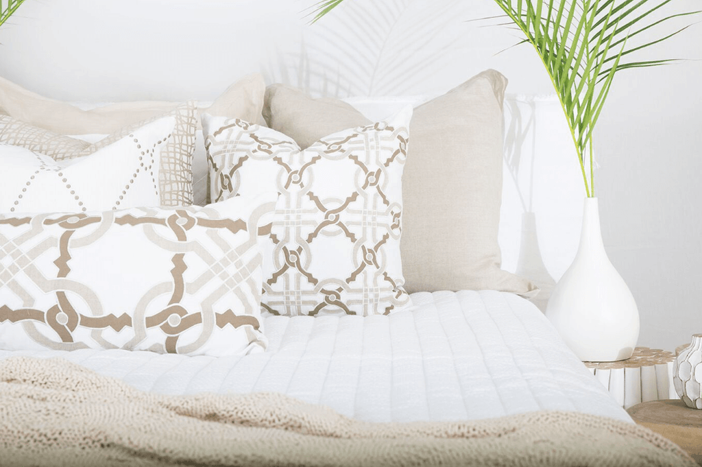 Intertwined Natural Lounge Cushion 55x55cm-abc