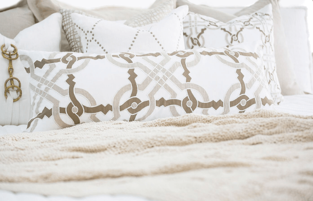 Intertwined Natural Lounge Cushion 55x55cm-abc