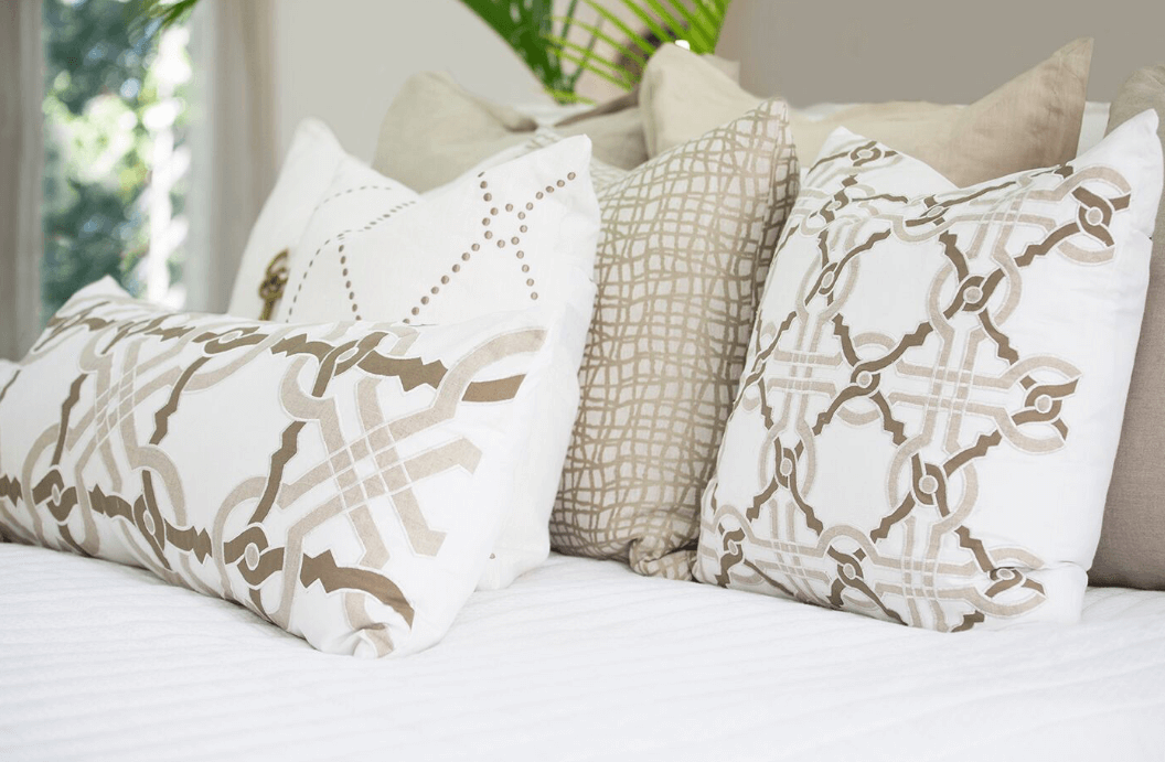 Intertwined Natural Lounge Cushion 55x55cm-abc