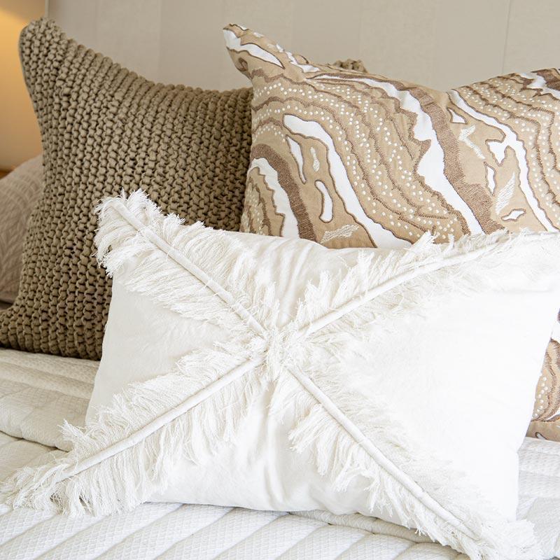 Knit Natural Lounge Cushion-abc