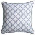 Lace Screen Navy Lounge Cushion 55 x 55cm-abc