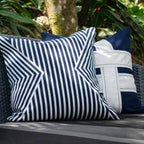 Outdoor Parasol Navy Lounge Cushion 55 x 55 cm-abc
