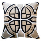 Zen Applique Natural Lounge Cushion-abc