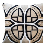 Zen Applique Natural Lounge Cushion-abc