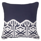 Arrow Applique Edge Lounge Cushion 55 x 55 cm-abc