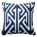 Arrow Head Screen Navy Lounge Cushion 55 x 55cm-abc