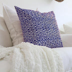 Arrow Print Navy Lounge Cushion-abc