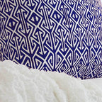 Arrow Print Navy Lounge Cushion-abc
