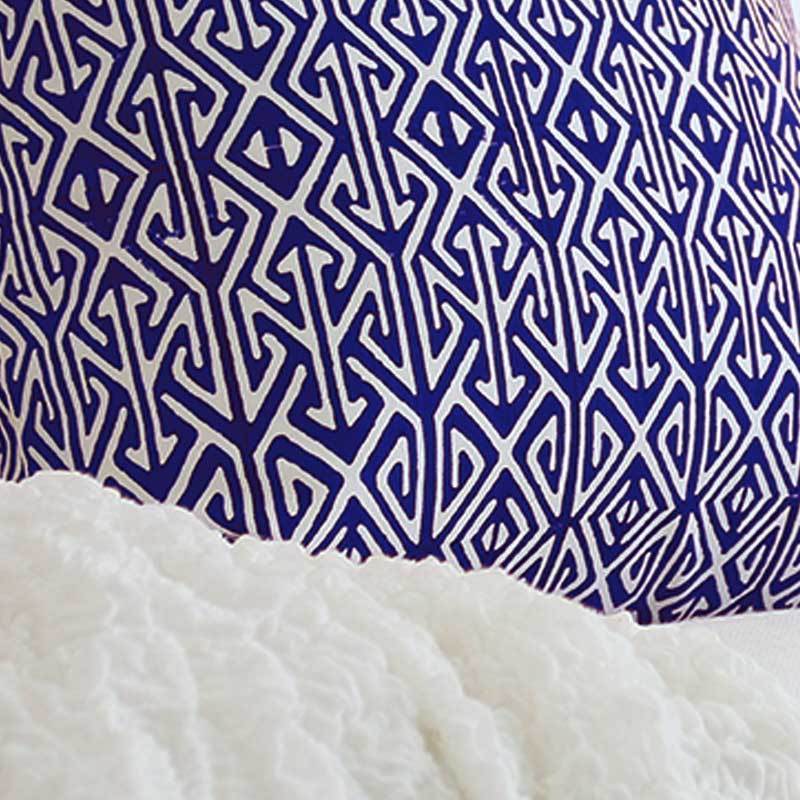 Arrow Print Navy Lounge Cushion-abc