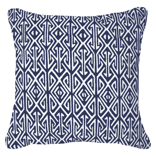 Arrow Print Navy Lounge Cushion-abc
