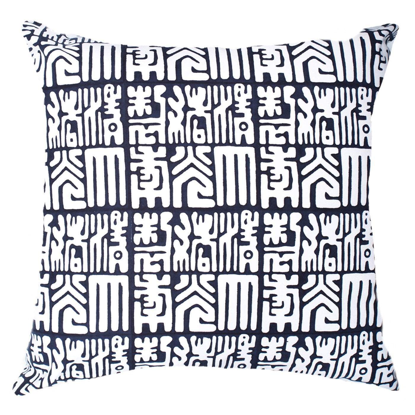 Arrow Zulu Navy Lounge Cushion 55 x 55 cm-abc