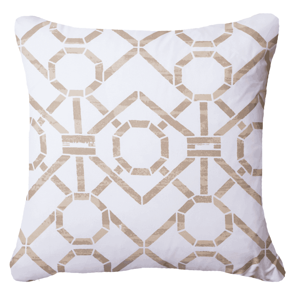 Bamboo Hedge Natural Lounge Cushion 55 x 55 cm-abc