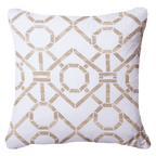 Bamboo Hedge Natural Lounge Cushion 55 x 55 cm-abc