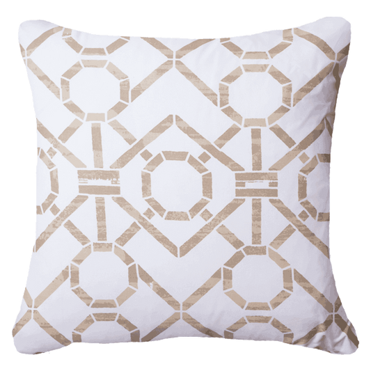 Bamboo Hedge Natural Lounge Cushion 55 x 55 cm-abc