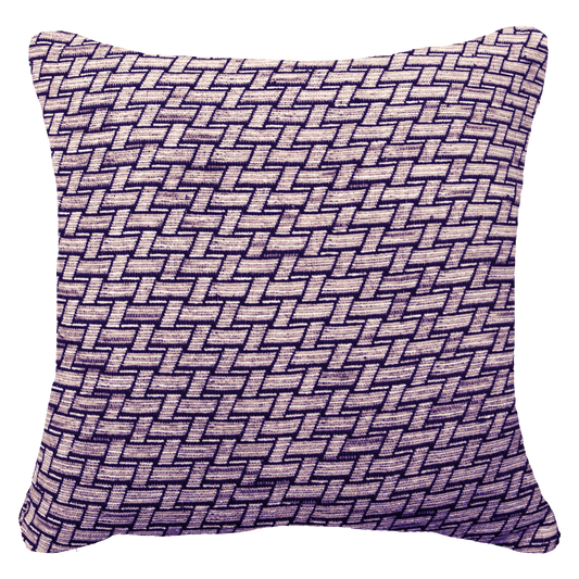 Weave Bamboo Navy Lounge Cushion 55x55cm-abc