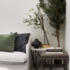 Fan Navy Lounge Cushion 55x55cm-abc