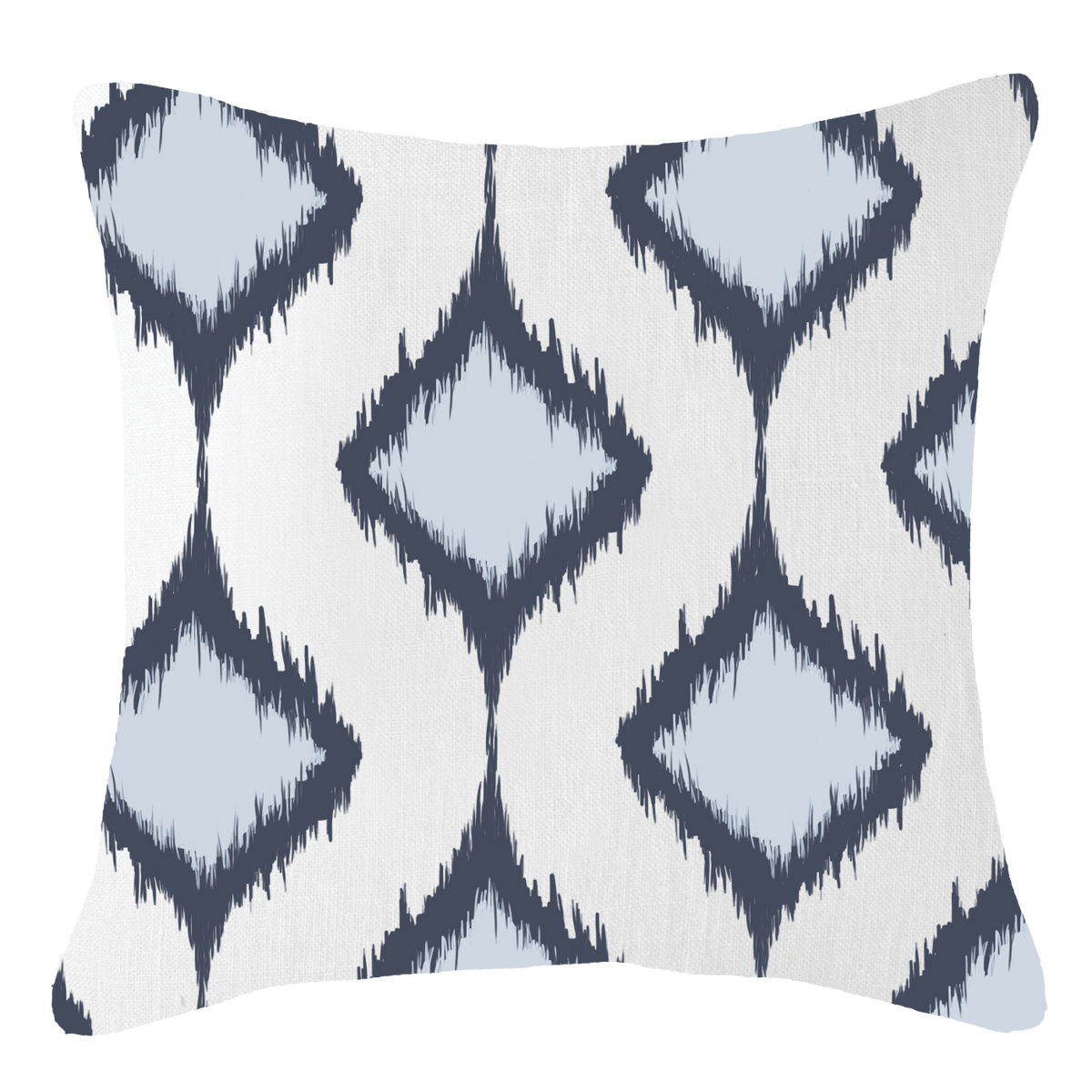 Inner Ikat Cluster Navy Lounge Cushion 55 x 55 cm-abc