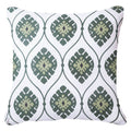 Inner Ikat Repeat Emerald Lounge Cushion 55x55cm-abc