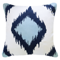 Inner Ikat Solitaire Navy Lounge Cushion 55 x 55 cm-abc