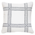 Linen Dots Navy Lounge Cushion 55 x 55 cm-abc