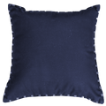 Outdoor Reverse Navy White Lounge Cushion 55 x 55 cm-abc
