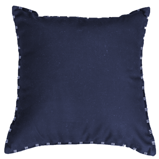 Outdoor Reverse Navy White Lounge Cushion 55 x 55 cm-abc