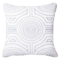 Outdoor Dreamtime Aboriginal Navy Lounge Cushion 55 x 55 cm-abc