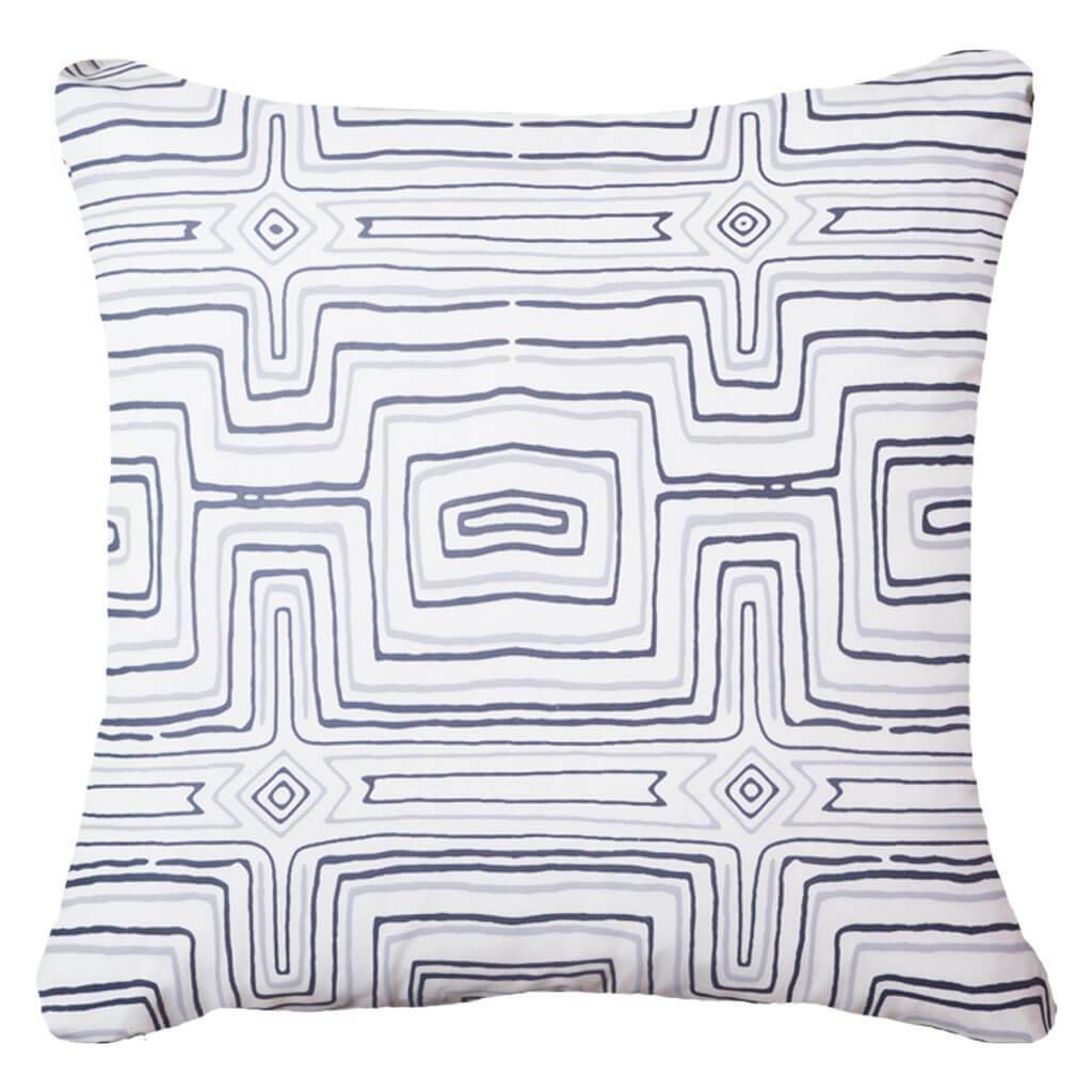 Outdoor Dreamtime Navy Lounge Cushion 55 x 55 cm-abc