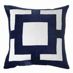 Panel Navy Lounge Cushion 55 x 55 cm-abc