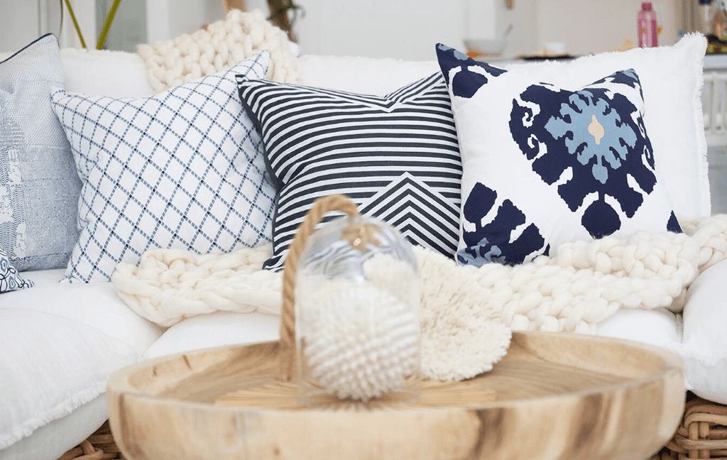 Parasol Navy Lounge Cushion 55 x 55 cm-abc
