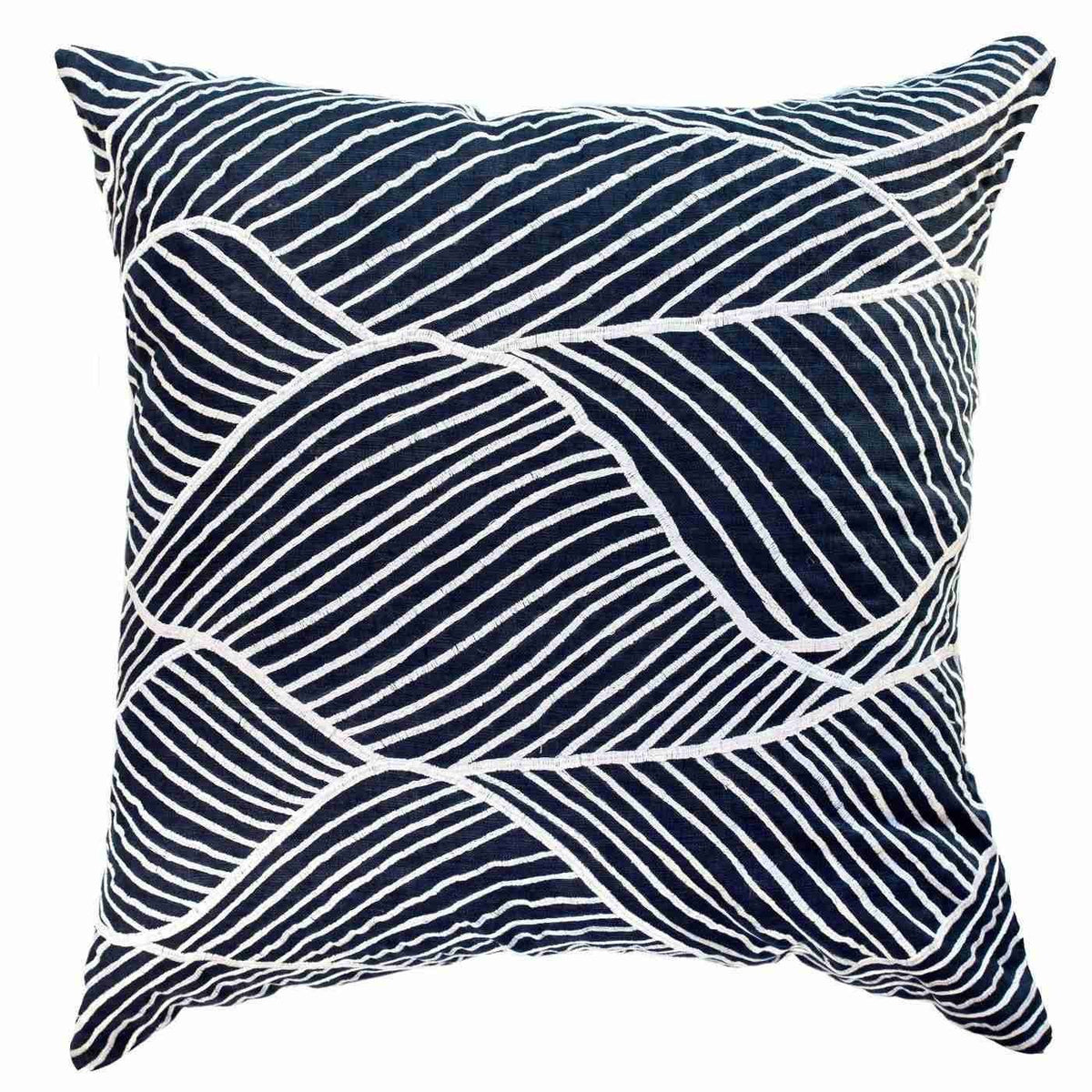 Rake Navy Lounge Cushion 55 x 55 cm-abc