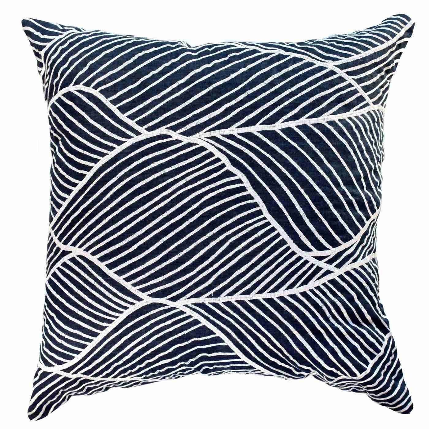 Rake Navy Lounge Cushion 55 x 55 cm-abc