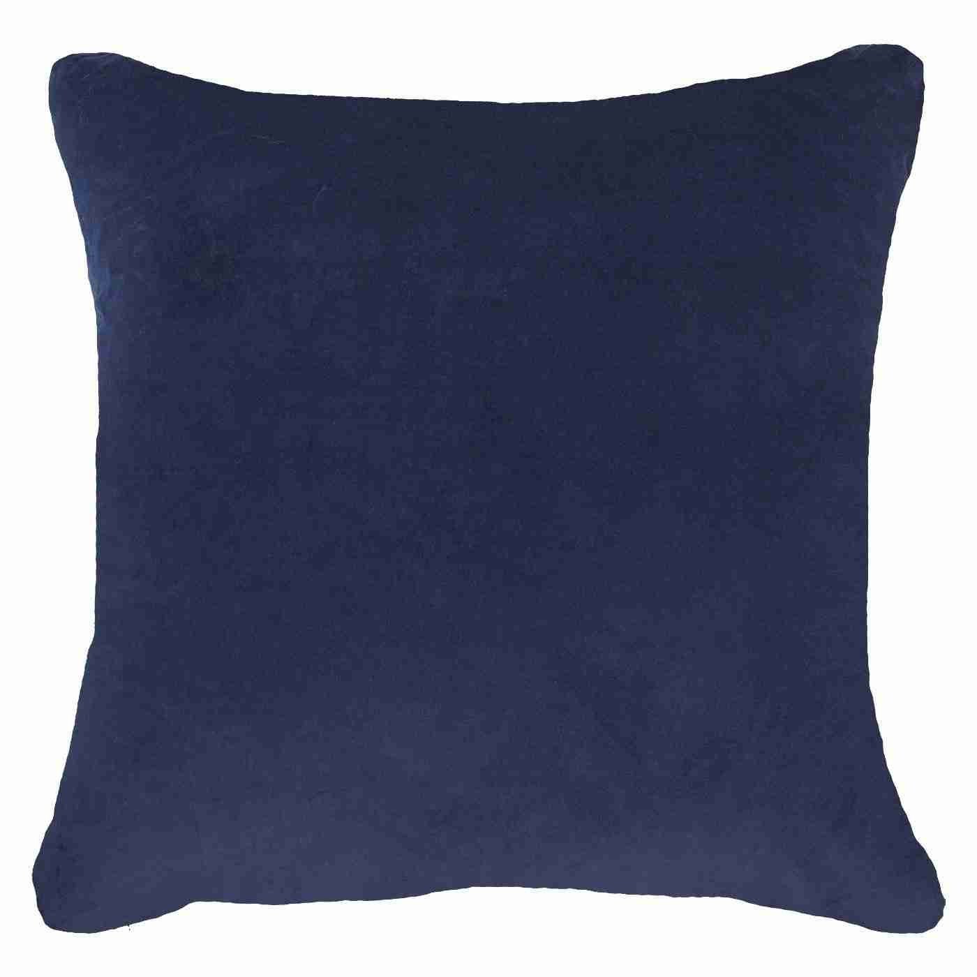 Velvet Royal Blue Lounge Cushion 55 x 55 cm-abc