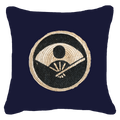 Place Mat Fan Navy Lounge Cushion 55 x 55 cm-abc