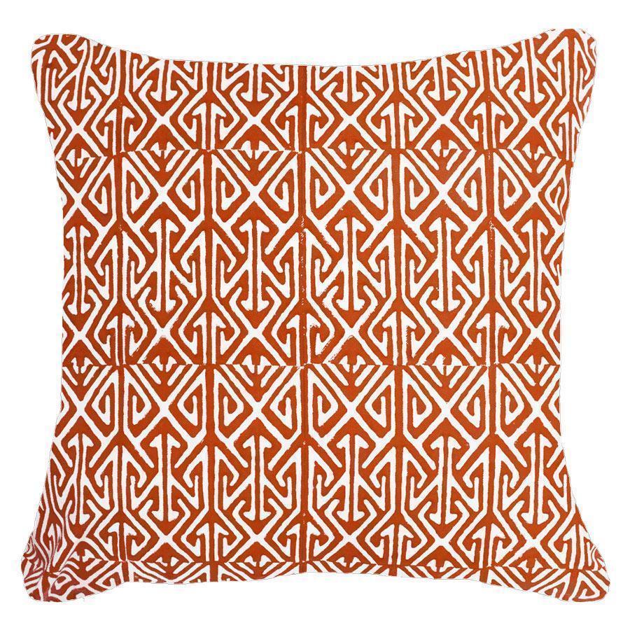 Arrow Print Orange Lounge Cushion 55x55cm-abc
