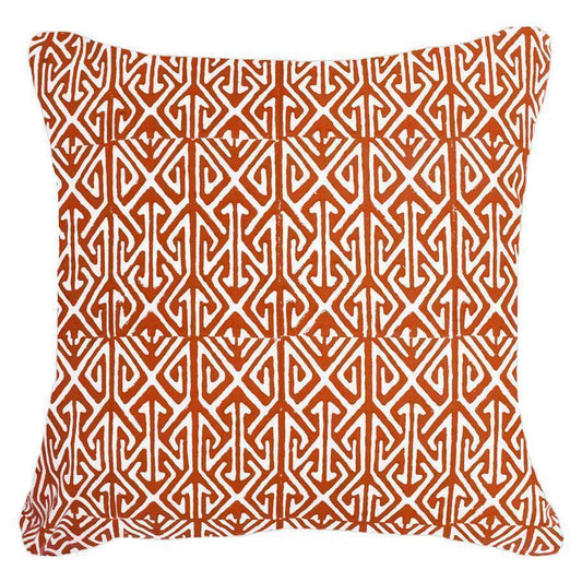 Arrow Print Orange Lounge Cushion 55x55cm-abc