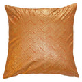 Dreamtime Zig Dot Block Orange Lounge Cushion 55 x 55 cm-abc