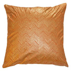 Dreamtime Zig Dot Block Orange Lounge Cushion 55 x 55 cm-abc